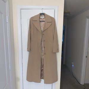 Nordstrom Tan Camel Pea Coat Size 6